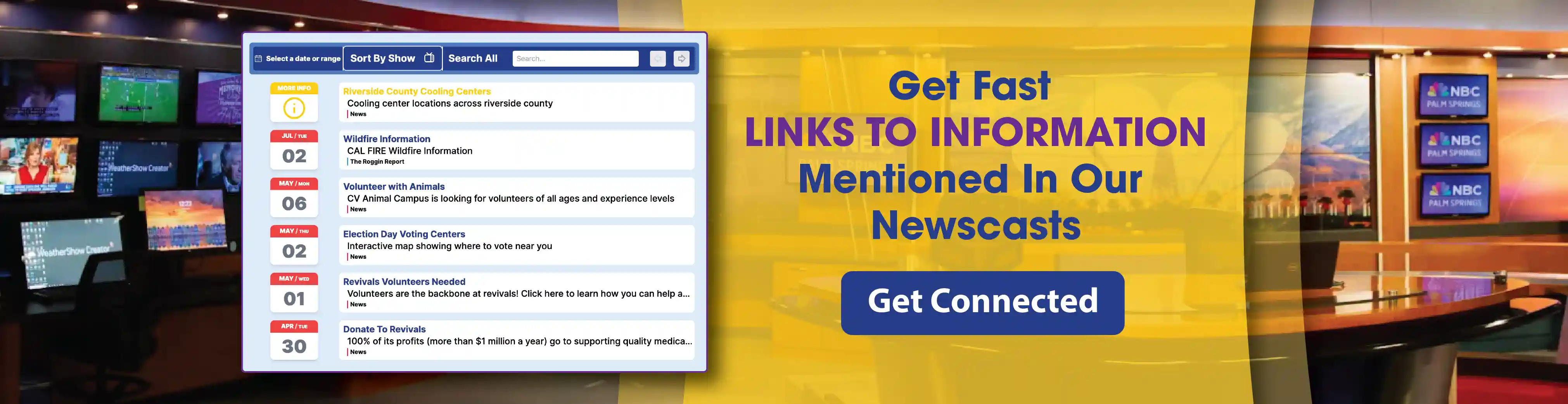 Check out the Newsroom for important links and information